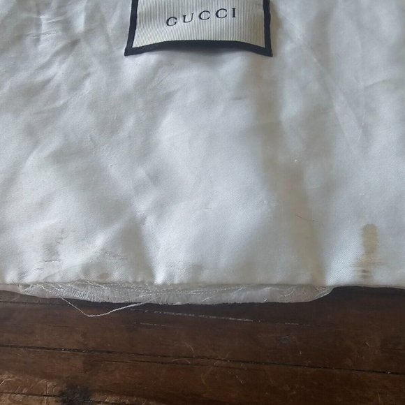 *GUCCI BLACK LEATHER EMBOSSED LOGO SLIP ON SNEAKERS SZ 8.5 MADE IN ITALY #407364 - Picture 14 of 16